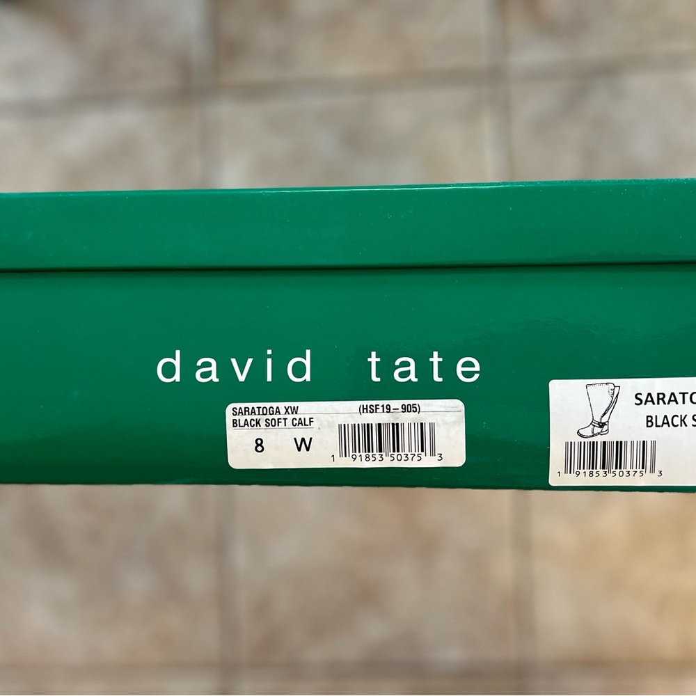 David Tate Saratoga women’s XW calf boots. Size 8W - Picture 7 of 7